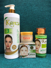 kanza whitening body lotion with herbal extracts + Serum +Cream - Afro Body Glow
